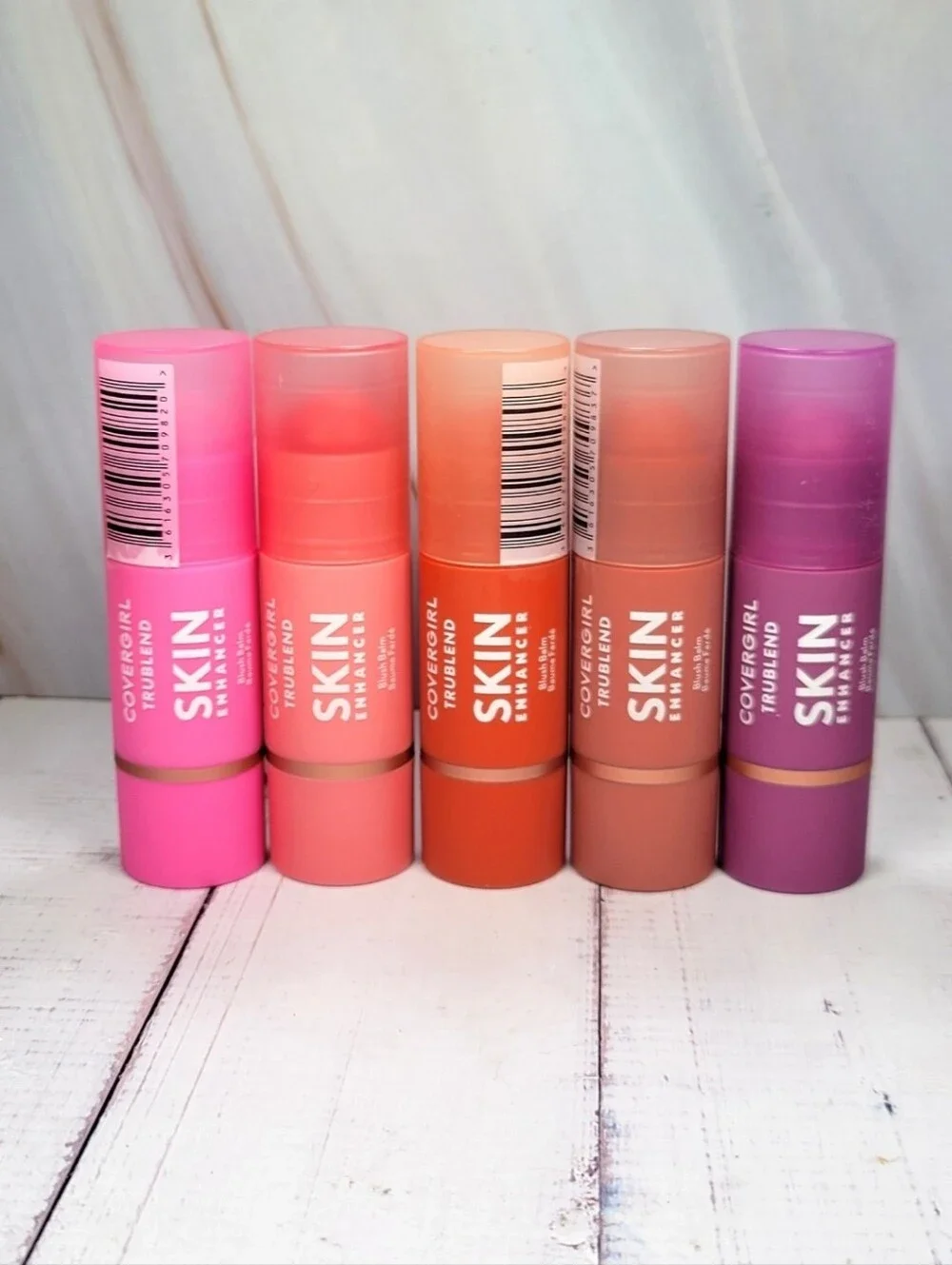 CoverGirl TruBlend Skin Enhancer Balm Blush Stick Bundle NEW!